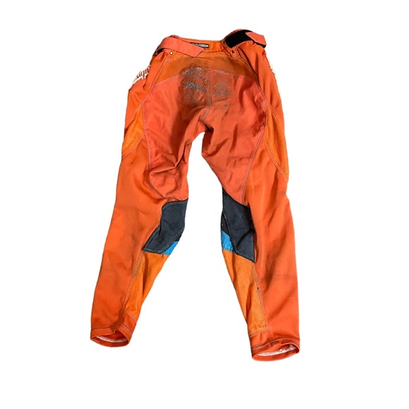 TROY LEE DESIGNS YOUTH GP PANTS ORANGE MOTOCROSS DIRT BIKE MX Size 28/XL - Picture 4 of 16